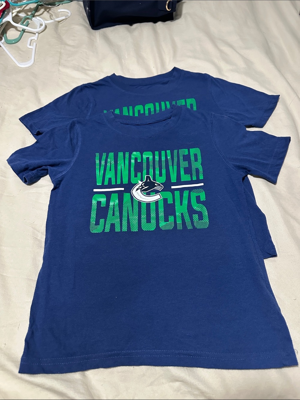 NHL Boys Navy Vancouver Canucks Graphic Tee